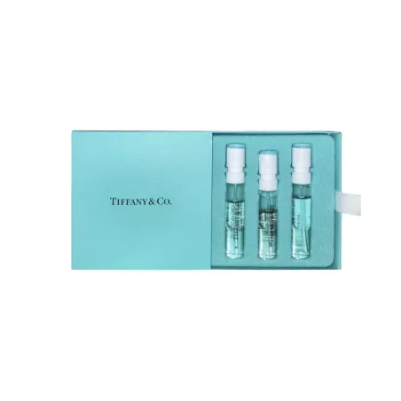 Zestaw próbek perfum Tiffany & Co.: EDP dla niej 1.2ml + Rose Gold EDP 1.5ml + Rose Gold Intense 1.5ml